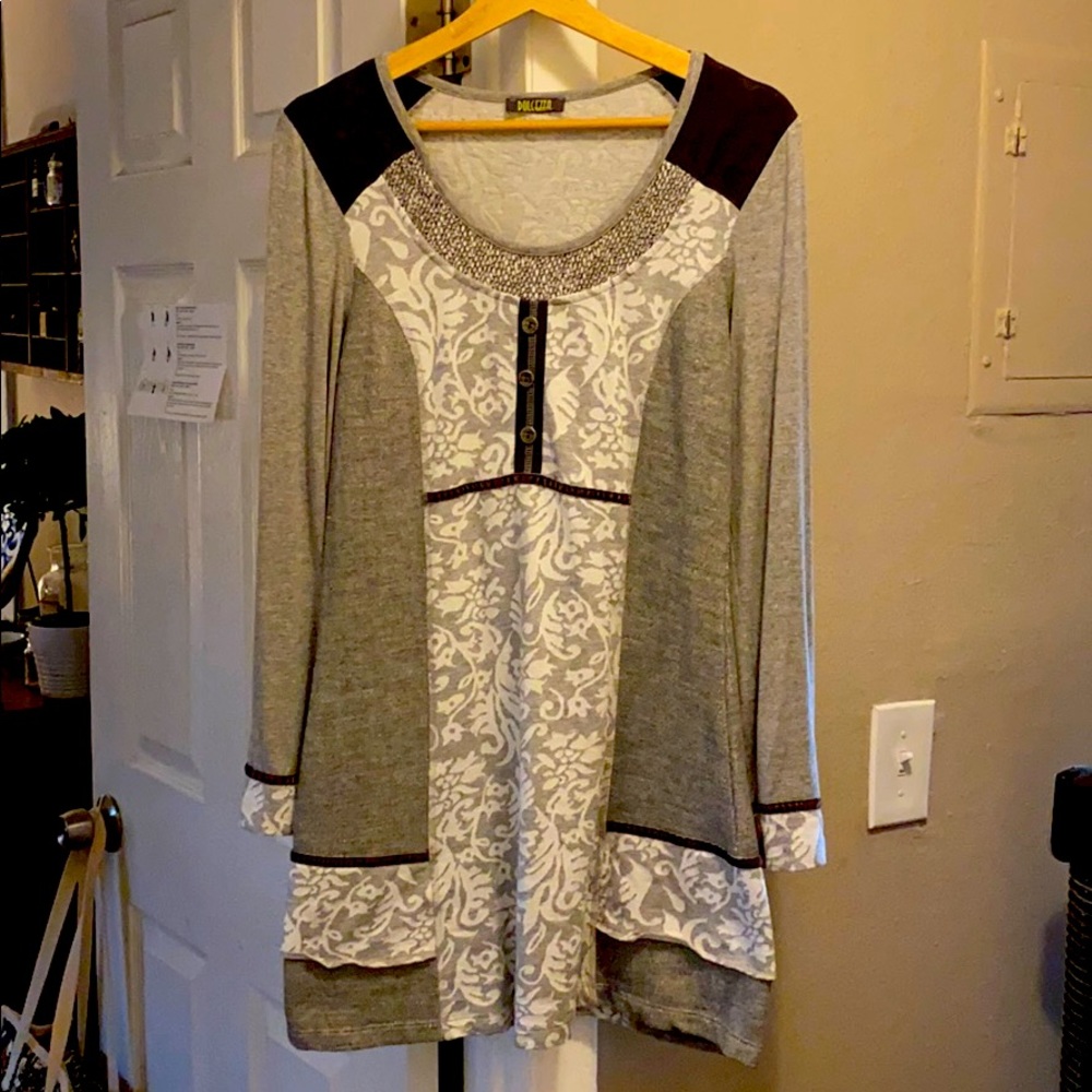 Dolcezza Grey Dress/Tunic